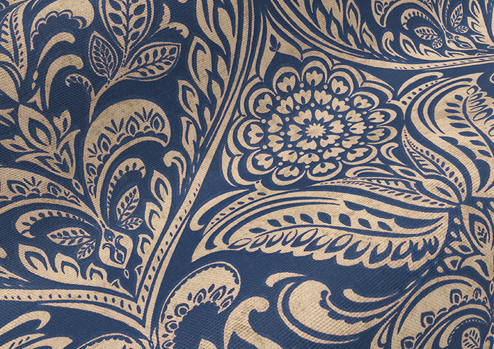 Hathaway, Indigo - Made to Measure Curtains - Image 4